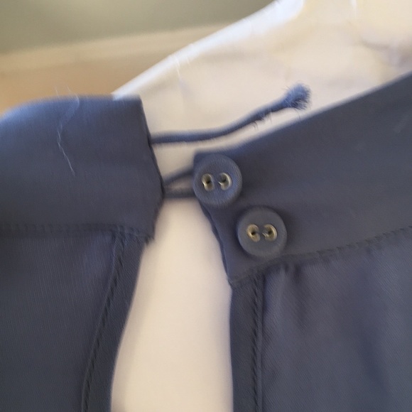 Parker keyhole blouse french blue - Picture 3 of 4